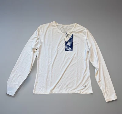 Mujer Champion Doble Seco Lycra Blanco Cuello en V Entrenamiento Manga Larga Talla M Nuevo con Etiquetas Foto 1 de 4