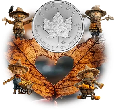 1 Unze 999 Feinsilber-Münze Maple Leaf - Bild 1 von 4