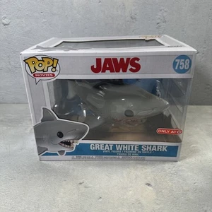 Funko Pop #758 Grande Mascelle di Squalo Bianco Bersaglio Sanguinato Esclusivo - Foto 1 di 4