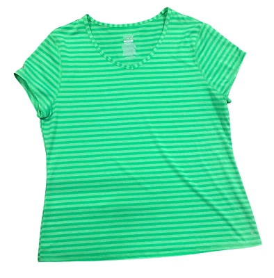 Camisa deportiva de manga corta Danskin Now para mujer talla XXL verde Foto 1 de 4