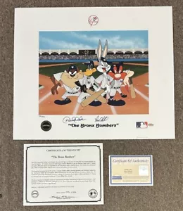 Derek Jeter Paul O’Neill DUAL SIGNED 19x22 LE Bronx Bombers Lithograph STEINER - Picture 1 of 7