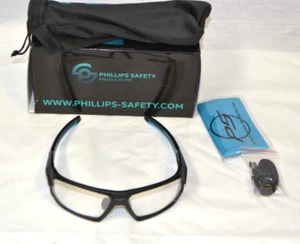 NEW Phillips X-ray Safety Radiation Protection LEAD Glasses RG-Q368-BKBL - Picture 1 of 6