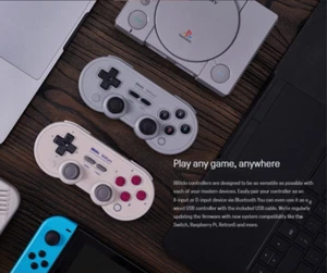 8BitDo SN30 Pro Bluetooth Wireless Controller PC/Switch Set Classic edition - Picture 1 of 20