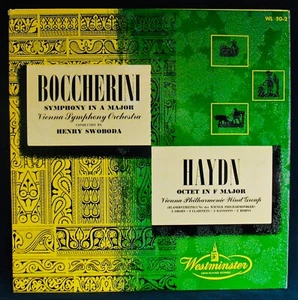 BOCCHERINI: Symphony In A Major-HAYDN: Octet In F Major~WESTMINSTER #WL 50-2-MG - Picture 1 of 3
