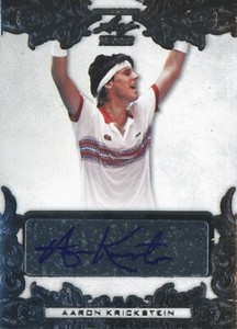 LEAF 2015 ULTIMATE TENNIS AARON KRICKSTEIN #BA-AK1 13/25 SILVER ETCHED FOIL AUTO