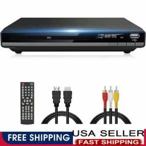 Reproductor de DVD 1080P para TV Reproductor de DVD sin región con salida HDMI/RCA entrada USB - Imagen 1 de 20