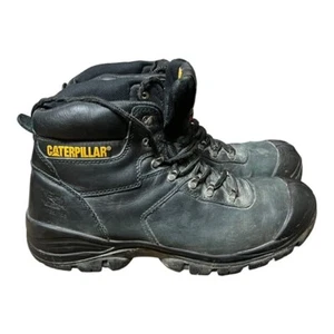 Caterpillar Boots Men's 12 Composite Toe Workwear Outdoor Black - Picture 1 of 5