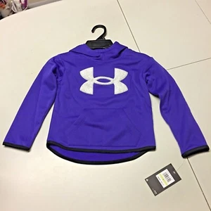Under Armour UAFEB00R-501 Hoodie Purple Zest Youth 5 Fleece Lined New w/Tags - Picture 1 of 11