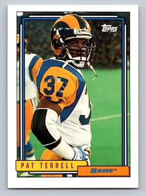 Pat Terrell 1992 Topps #465b Los Angeles Rams - Image 1 of 2