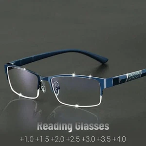 Gafas de lectura para hombres y mujeres, lentes de lectura de medio gafas - Imagen 1 de 15