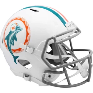 Miami Dolphins 1972 Throwback Speed Full Size Replica Football Helm - Bild 1 von 4