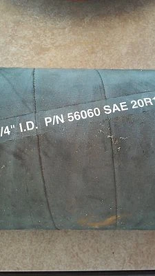 Goodyear Straight Radiator hose 3-3/4" x 3 foot longer black color 56060 - Image 1 of 4