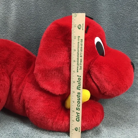 24 in. Clifford the Big Red Dog Barking Jumbo Plush Stuffed Animal Large Vintage Cover
