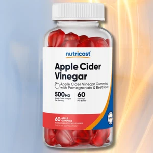 Apple Cider Vinegar 500mg, 60 Gummies, Apple Flavored - Picture 1 of 10