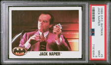 1989 O-Pee-Chee Batman #5 JACK NAPIER PSA 9 Mint Pop 1 No 10 Nicholson RC Joker