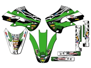 2002-2009 KLX 110 MAYHEM Green Senge Graphics Kit Compatible with Kawasaki - Picture 1 of 10