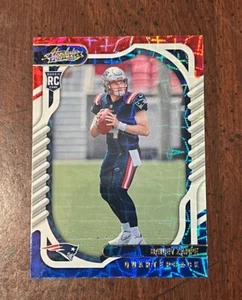2022 Absolute Bailey Zappe RC Red White Blue Kaleidoscope - SSP NE Patriots - Picture 1 of 3