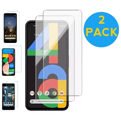 Tempered glass Screen Protector For Google Pixel 6 5 4a 3 2 XL Protection Guard - Image 1 of 3