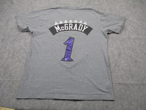 Tracy McGrady Shirt Mens Large Basketball NBA Toronto Raptors Mitchell & Ness Cover