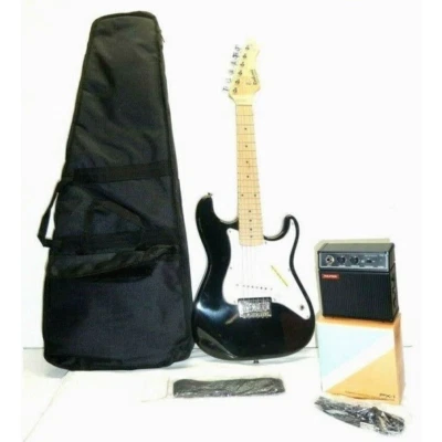 ¡NUEVO! Guitarra Eléctrica Stratocaster Hohner Rockwood 30" LX 30 + Amp Gig Bag Correa Foto 1 de 4