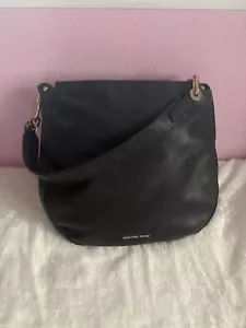 Michael Kors MK Black/ Gold Shoulder Bag (Pre Owned, In Excellent Condition) - Picture 1 of 17