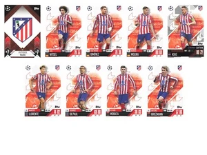 JUEGO EQUIPO COMPLETO TOPPS MATCH ATTAX 2024-2025 24/25 ATLÉTICO MADRID - Imagen 1 de 1