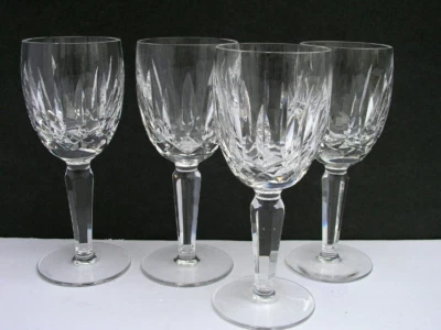 Waterford Crystal Set of (4) KILDARE 6-1/2" Claret Wine Glasses - Image 1 of 4