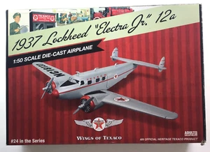 Wings of Texaco Vintage Fuel CP7390 #24 1937 Lockheed Electra Jr. 12a 1:50 MIOB - Picture 1 of 9