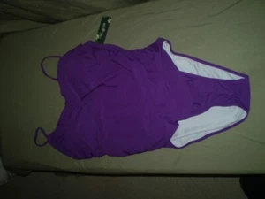 Blooming Jelly PURPLE FLAP Front One Piece Swimsuit Women’s Size XLarge #2 - Picture 1 of 5