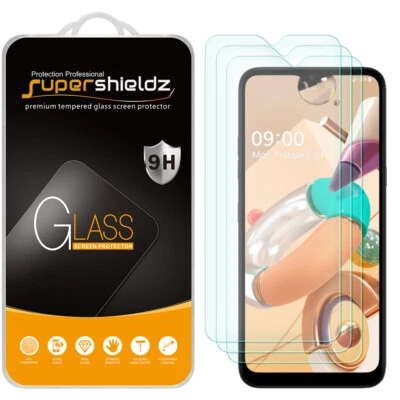 [3-Pack] Supershieldz Tempered Glass Screen Protector for LG K41S - Image 1 of 4