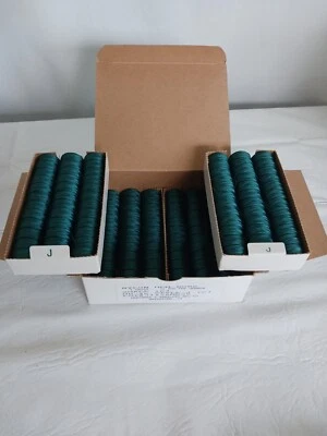 Heminway & Bartlett Nylon Hembobs Shade 164 Green 144 Bobbins  - Image 1 of 4