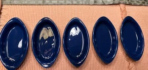 World Tableware Cobalt Blue  Rarebit Au Gratin Casserole Dishes, Set of 5 - Picture 1 of 4