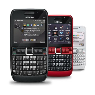 100% Genuine Nokia E63 QWERTY Keypad Wifi 3G Camera MP3 Unlocked Mobile Phone - Image 1 of 4
