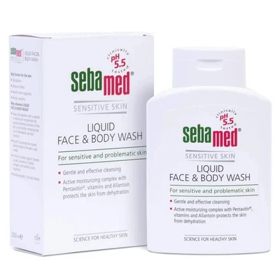 Jabón Líquido Facial y Corporal Sebamed 200Ml -Hidratante Protege la Piel Foto 1 de 3