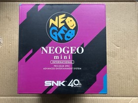 Neo Geo Mini International SNK 40th Anniversary Console New and Sealed