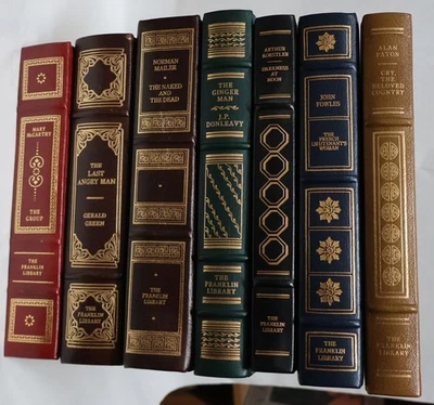 Lot of 7 Franklin Library Signed Limited Editions Leather Bound - Image 1 of 4