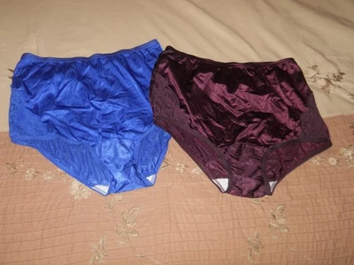 2 Pairs Vintage VANITY FAIR Satin Feel Brief Panties 6 - Image 1 of 4