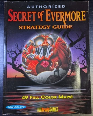 Secret of Evermore Nintendo Power Guide SNES Super Nintendo RPG BradyGames 1995 - Image 1 of 4
