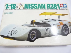 Tamiya 1/18 Nissan R381 Group7 plastic hobby model kit. Unassembled. - Picture 1 of 5