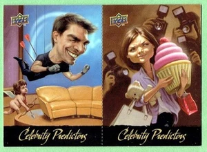 TOM CRUISE & KATIE HOLMES ~ 2010 Upper Deck Celebrity Predictors ~ FREE SH - Picture 1 of 1
