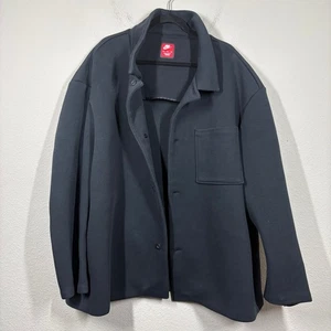 Nike Mens 3XL Sportswear Tech Fleece Re-Imagined Jacket Shacket Black Cotton - Picture 1 of 14