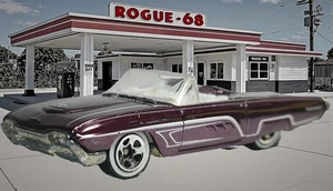 2005 Hot Wheels Classics Series 1, '63 T-Bird, Purple, Near Mint Blister Pull - Bild 1 von 8