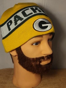 CAPPELLO MAGLIA REVERSIBILE GREEN BAY PACKERS BERRETTO VERDE - NUOVA EPOCA - Foto 1 di 8