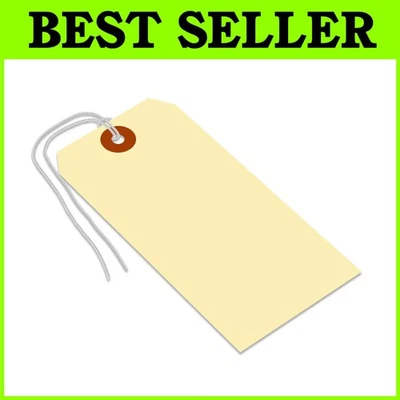 Durable Manila Hang Tags, 1000 Pack, 5.25 x 2.625 inch - Image 1 of 4