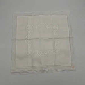 Vintage 3er Set Leinen Kissenbezüge - Cutwork Spitze weiß eckig wunderschön! - Bild 1 von 9