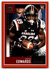 Bryan Edwards 2020 Panini Score Red RC Rookie #415 South Carolina Gamecocks