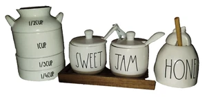Rae Dunn Artisan By Magenta Lot Of 12 Piece Condiment Set - Picture 1 of 6