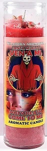 CANDLE COCKTAIL AROMATIC VELA HOLY DEATH COME TO ME- SANTA MUERTE VEN A MI VELA - Picture 1 of 1