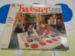 Vintage 1986 Milton Bradley Twister Game Young & Adult 4645 Indoor Outdoor Nice - Picture 1 of 6