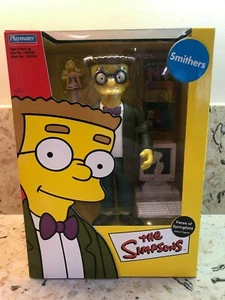 The Simpsons Faces Of Springfield Deluxe Figure “Smithers”Playmates NIB - Picture 1 of 6